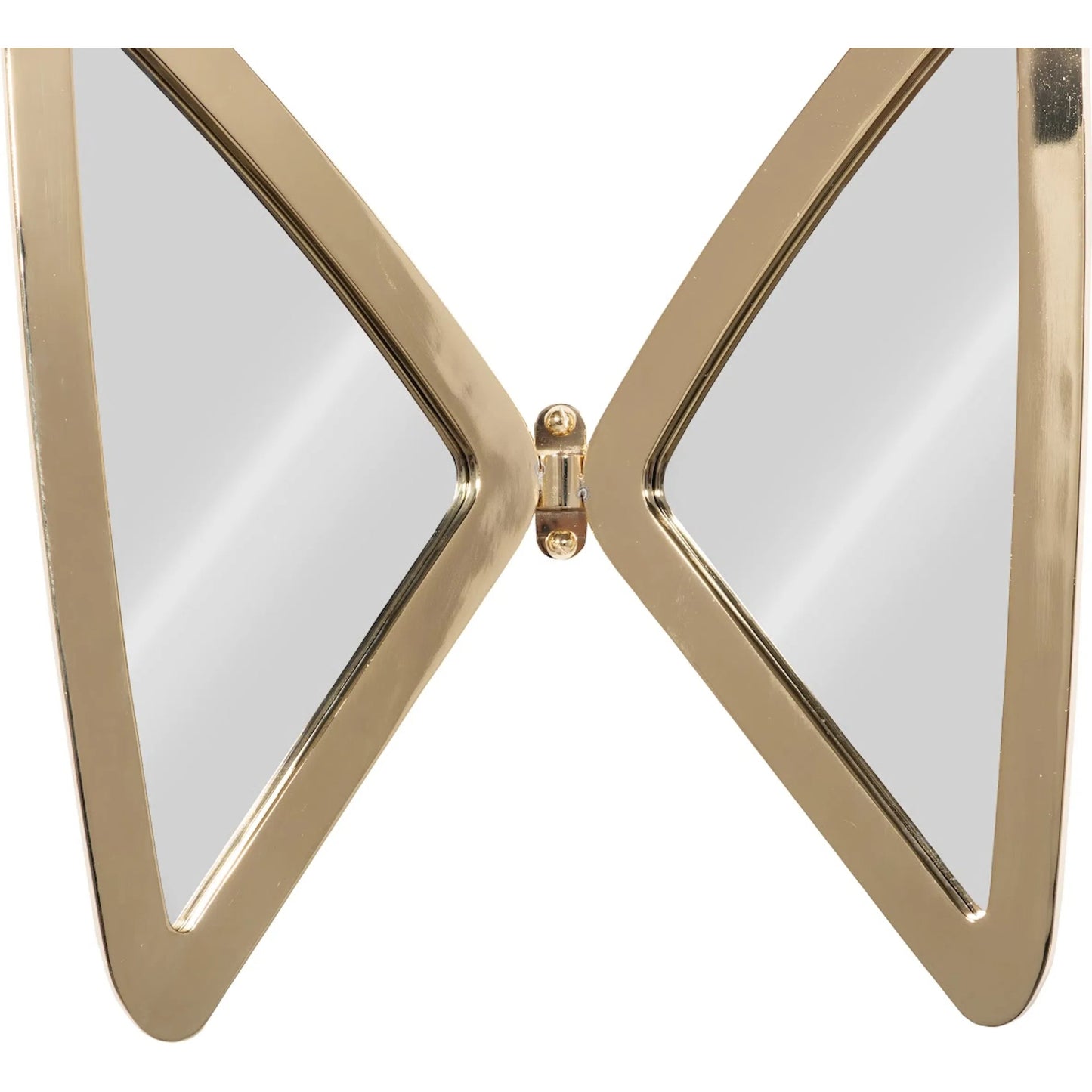 004 SR-820127 | Additional Silo | Butterfly Mirror by Phillips Collection in brass. Made from metal in a modern style.