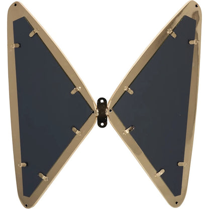 Butterfly Mirror by Phillips Collection in brass. Made from metal in a modern style.
