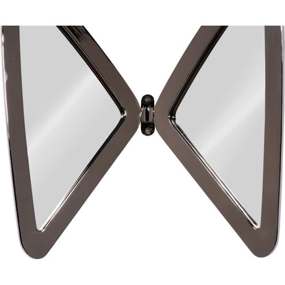 Butterfly Mirror by Phillips Collection in brass. Made from metal in a modern style.
