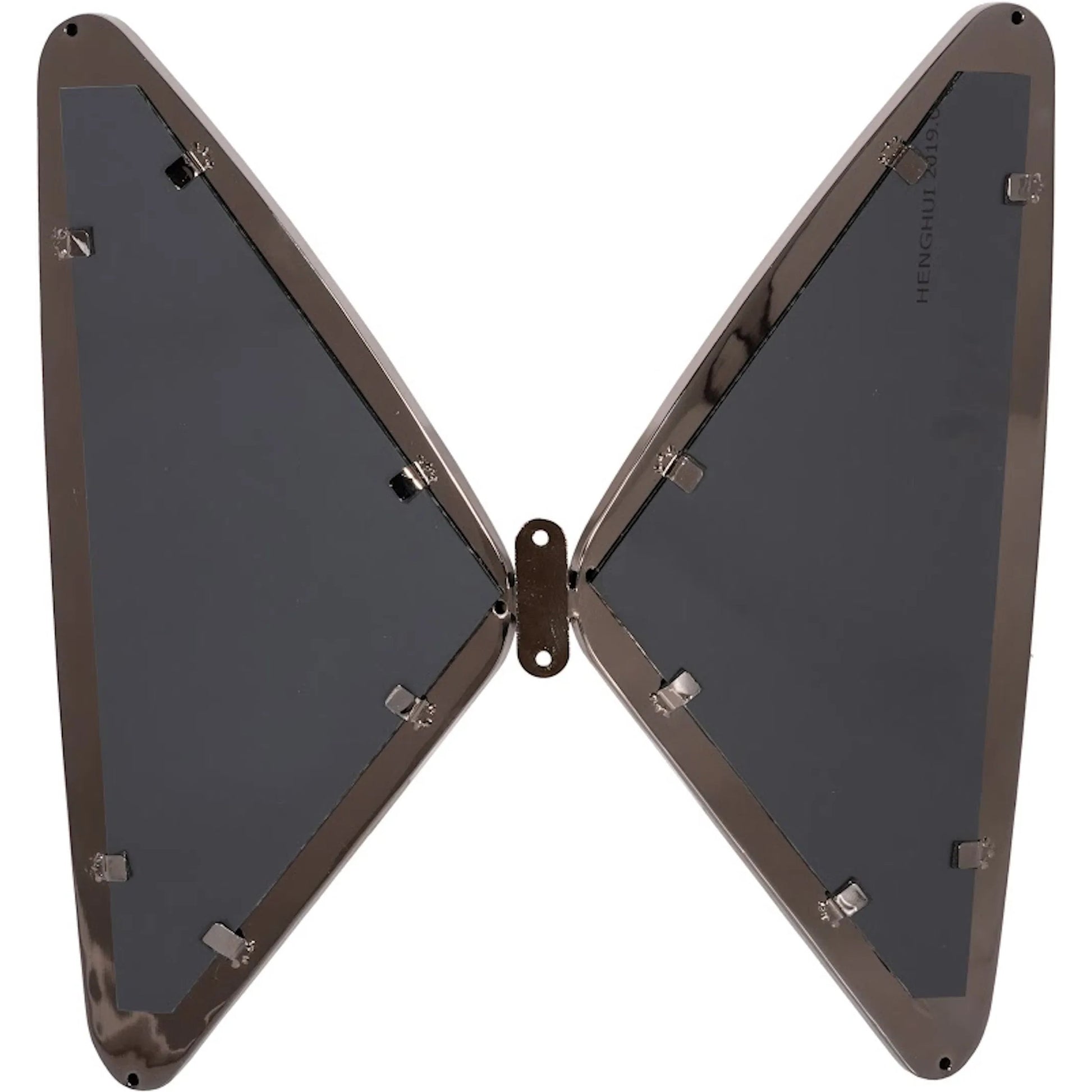 Butterfly Mirror by Phillips Collection in brass. Made from metal in a modern style.