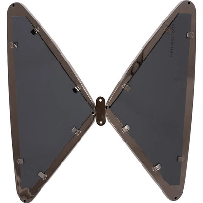 Butterfly Mirror by Phillips Collection in brass. Made from metal in a modern style.