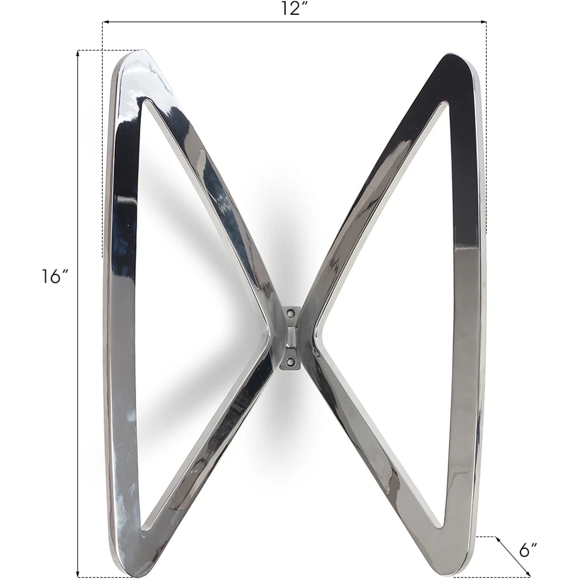 Butterfly Wall Art by Phillips Collection in brass. Made from unique in a coastal style.