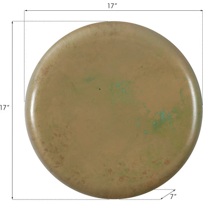 Button Wall Art by Phillips Collection in chartreuse and lichen. Made from fiberglass in a modern style.