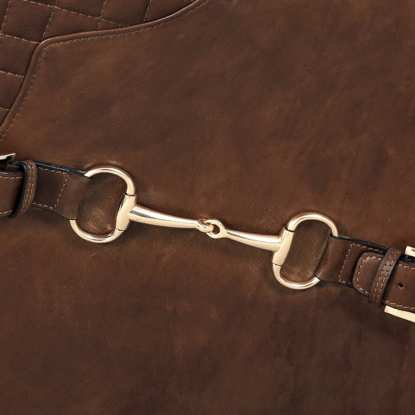 007 SI-2260672 | Closeup | Aspen Leather Wingback Chair by Pasargad Home in cuba brown. Made from leather in a traditional style.