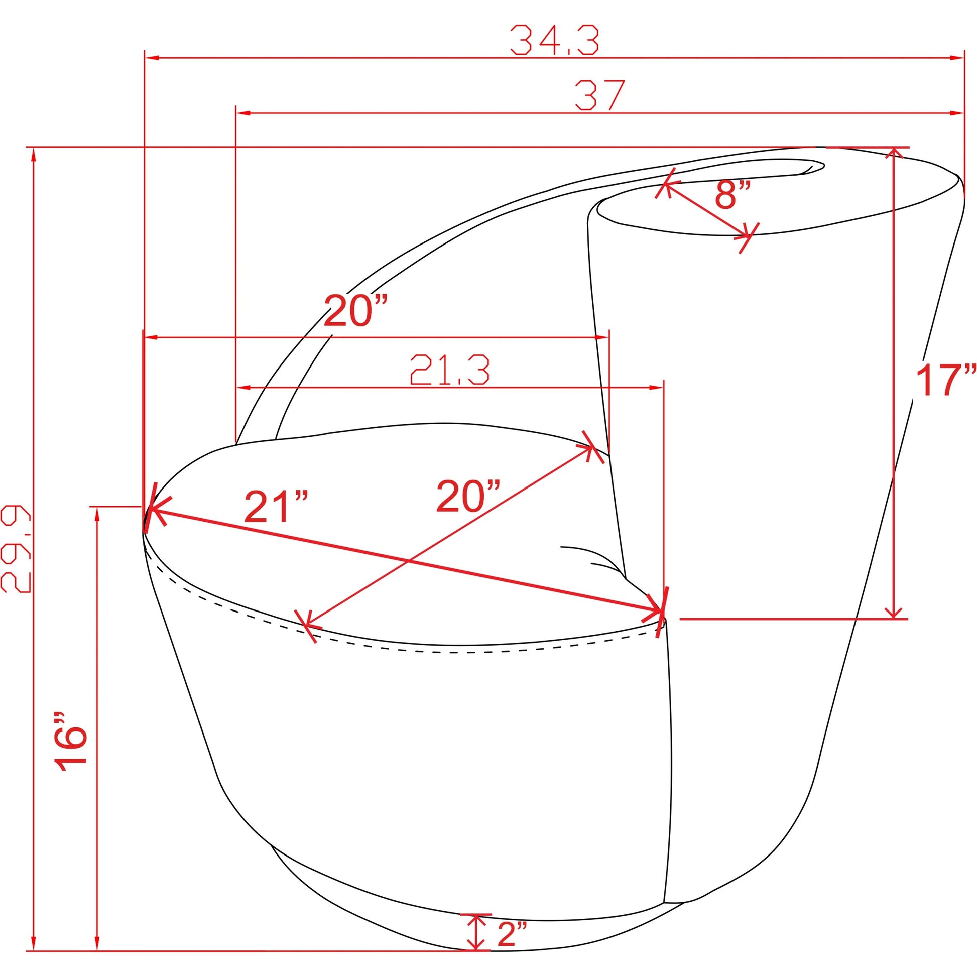 Vicenza Crescent Chair by Pasargad Home. Made from velvet in a modern style.