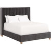Dark Dove Velvet, Natural Gray Oak / Cal King