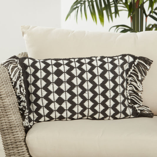 Chesa Perdita Lumbar Pillow by Jaipur Living. Made from 100% polyester in a modern style.