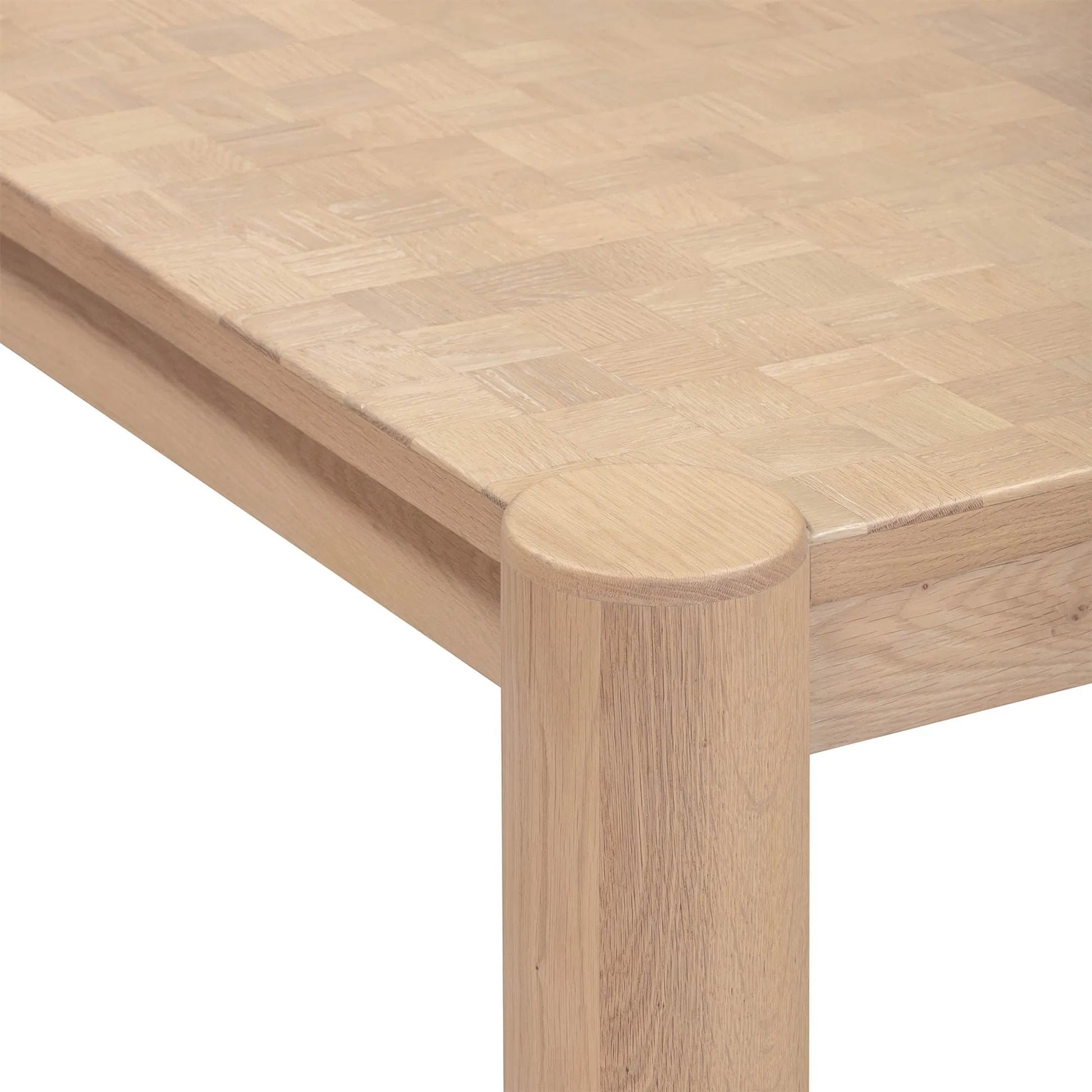 Checkerboard Coffee Table by LH Imports in biscotti oak. Made from european oak, mdf, veneer american oak in a unique style.