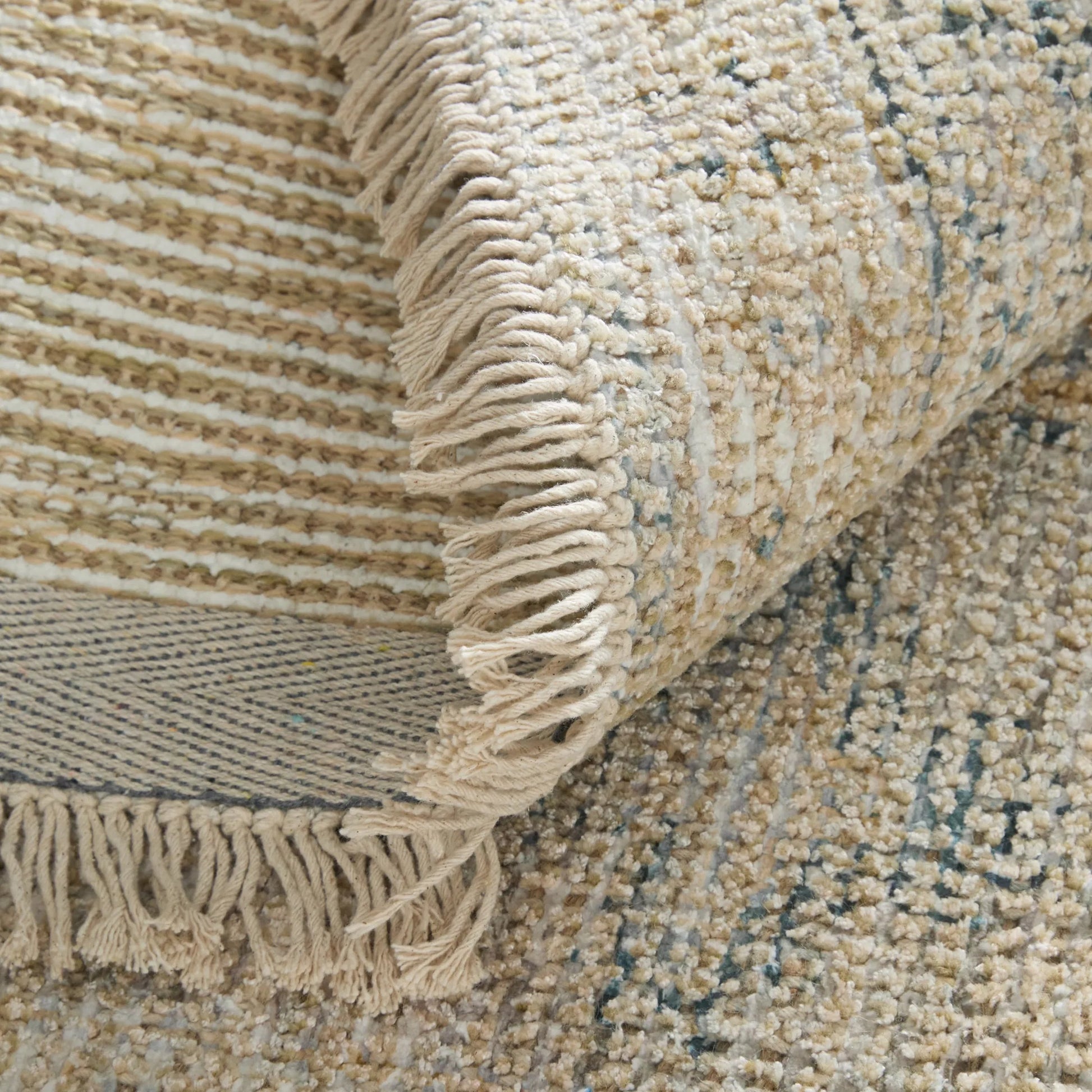 Caldwell Transitional Rug - 8798F by Feizy in tan, gray, gold. Made from wool, viscose in a unique style.