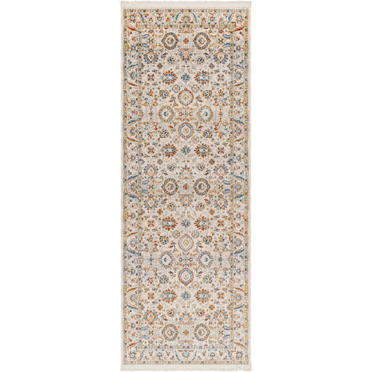 Chicago Rug - 31144 by Livabliss in slate, light beige, mustard, blue, rust. Made from main: 100% polyester in a unique style.