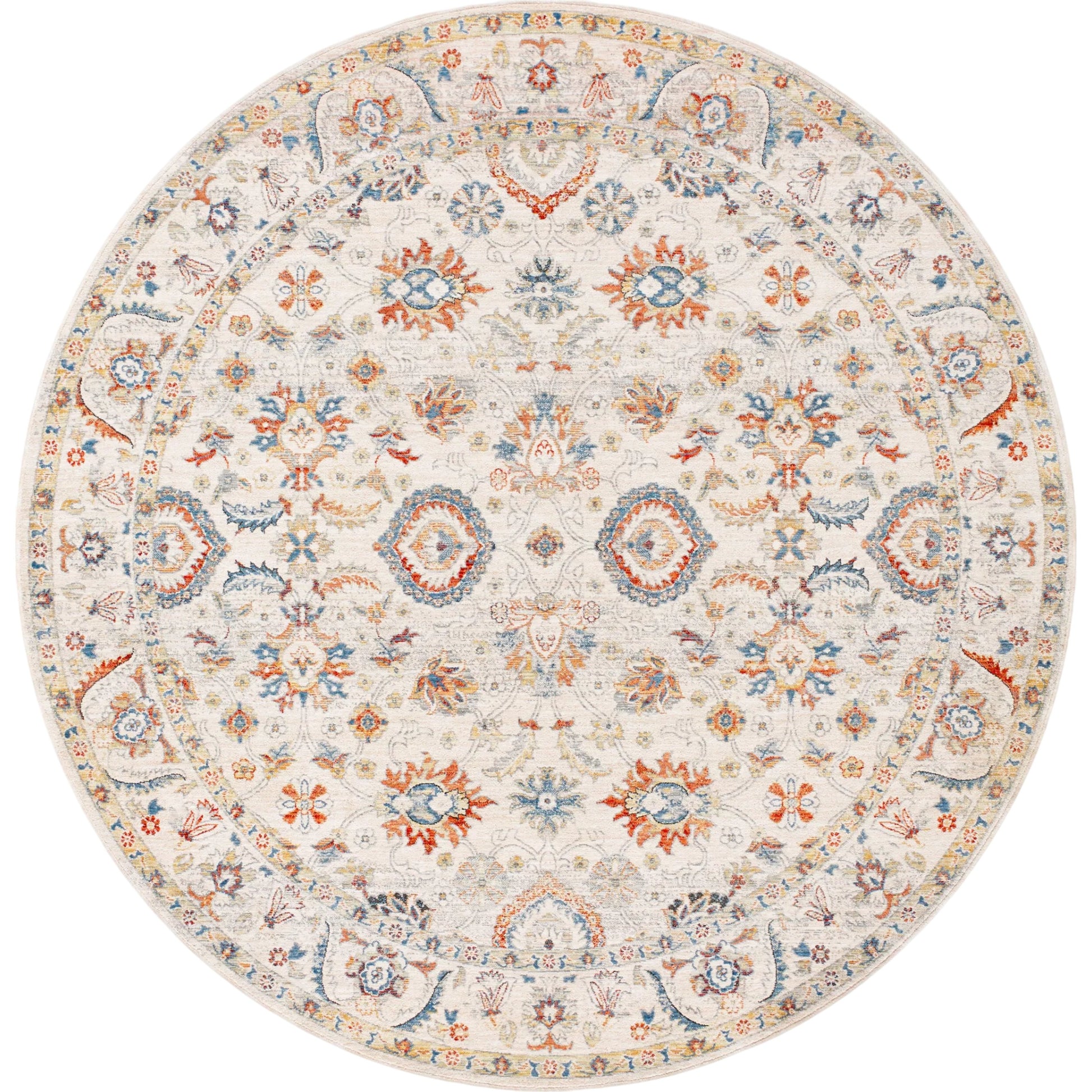 Chicago Rug - 31144 by Livabliss in slate, light beige, mustard, blue, rust. Made from main: 100% polyester in a unique style.