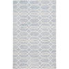 Blue, Ivory / 2' x 3'