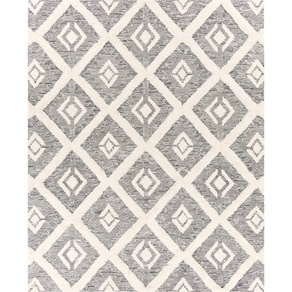 Cherokee Rug - 23800 by Surya in black, charcoal, cream. Made from 100% wool in a unique style.