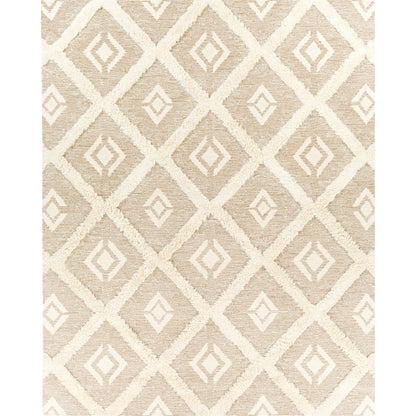 Cherokee Rug - 23800 by Surya in black, charcoal, cream. Made from 100% wool in a unique style.