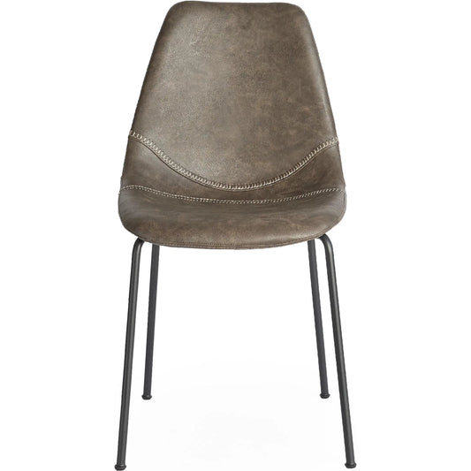 Lana Side Chair by Zentique. Made from steel, pu leather in a unique style.