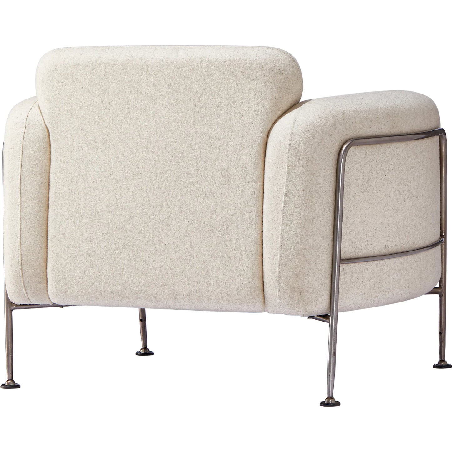 004 SI-2448858 | Additional Silo | Holland Greige Club Chair by Zentique in matte black steel, greige linen. Made from steel, linen in a transitional style.