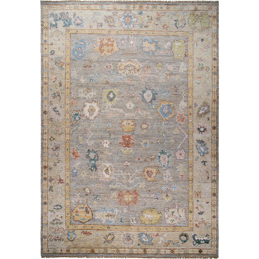 Chennai Rug - 495670 by Surya in ash, light silver, natural. Made from silk in a unique style.