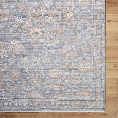 Chapel Hill CHP-2302 Rug by Livabliss in gray, ivory, dusty sage, medium brown, taupe. Made from polyester in a unique style.