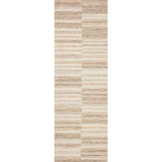 Chris CHR-03 Rug by Chris Loves Julia x Loloi in ivory, clay. Made from 100% wool in a unique style.