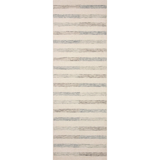 Chris CHR-05 Rug by Chris Loves Julia x Loloi in ivory, slate. Made from 100% wool in a unique style.