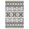 Ink Blue, Dark Blue, Light Blue, Brown, Cream / 2' x 3'