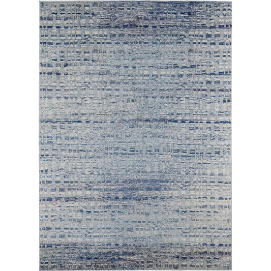 Edgemont Rug - 39ILF by Feizy in blue, ivory. Made from polypropylene, polyester in a unique style.