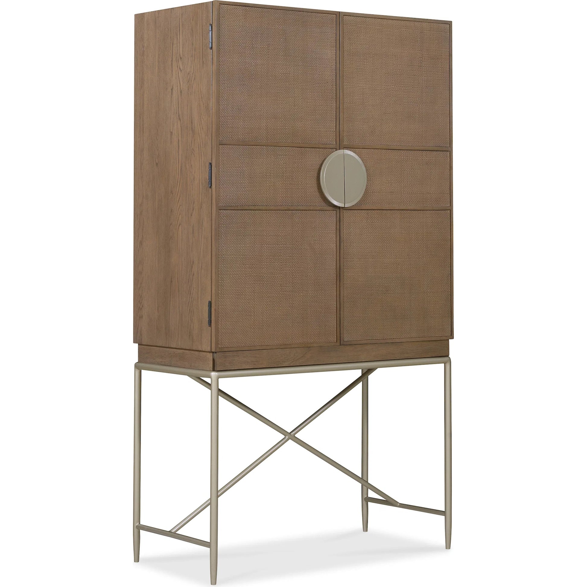 Sonnet Hub by Hooker Furniture in medium wood and wren. Made from unique in a transitional style.