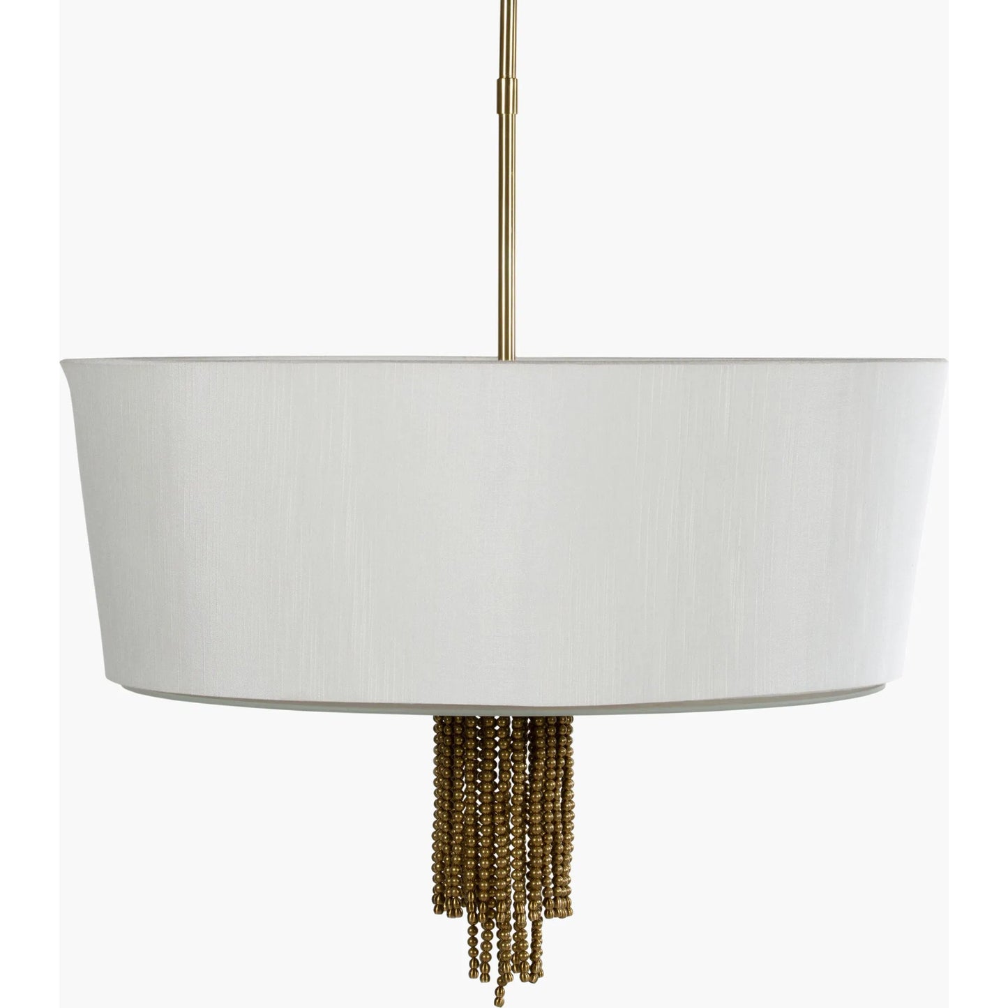 002 SI-2046698 | Closeup | Cimarron Pendant - 24495 by Surya in white, translucent, gold, metallic nickel, orange and gold. Made from fixture: glass, metal in a modern style.