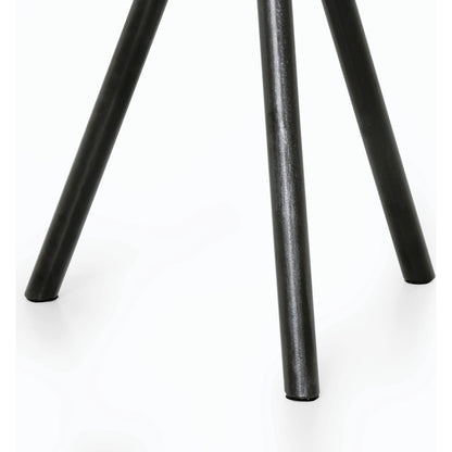 Corin End Table by Four Hands in powder black, bluestone and bluestone. Made from bluestone, iron in a modern style.
