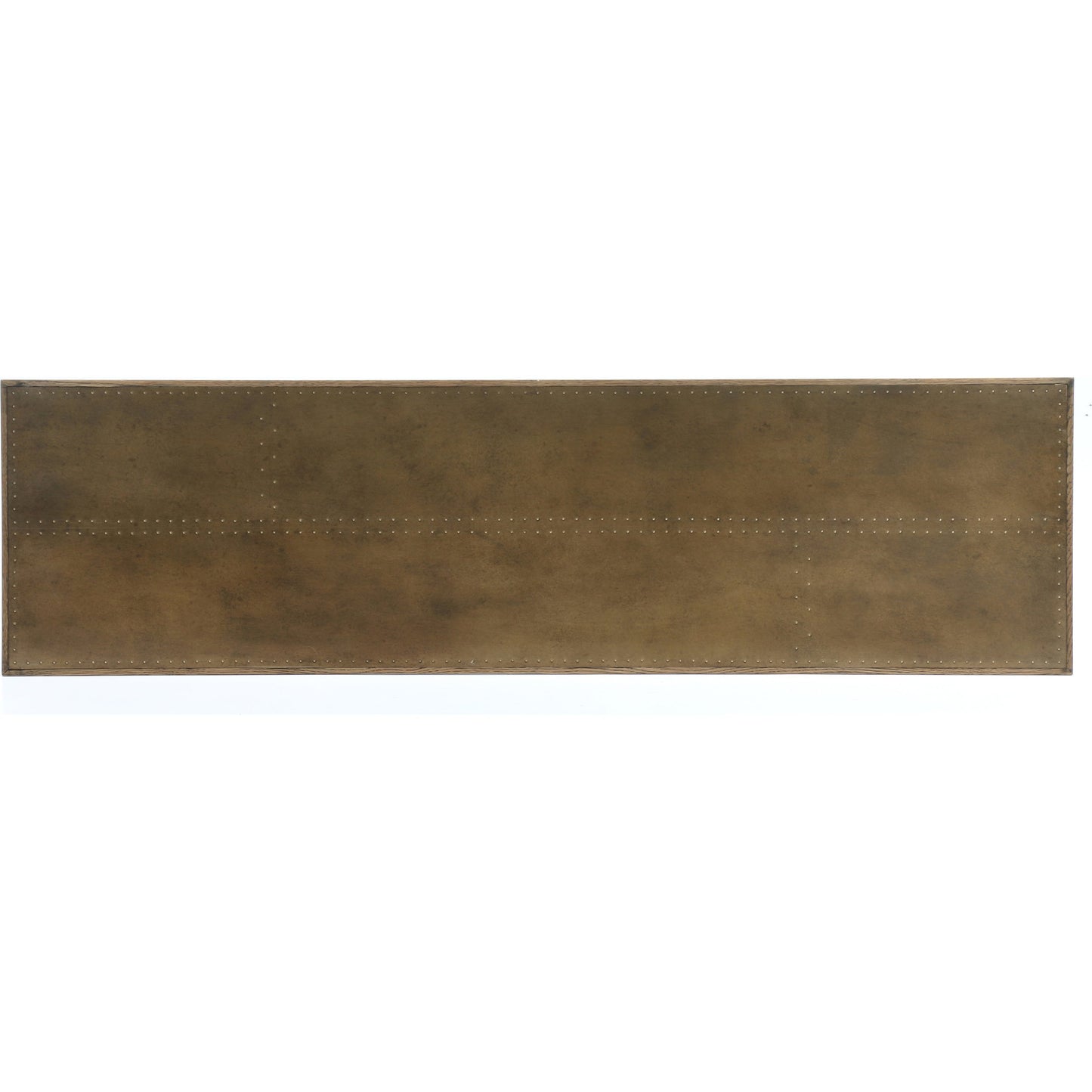 015 S-338946 | Additional Silo | Spider Console Table by Four Hands in light rustic black, bright brass clad, sandy oak. Made from brass, iron, solid oak in a modern style.