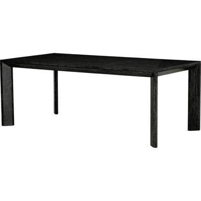 Conner Dining Table by Four Hands in washed black, bluestone. Made from bluestone, solid oak in a modern style.