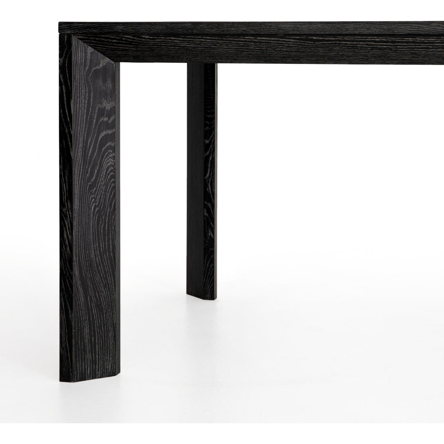 008 SI-1714892 | Additional Silo | Conner Dining Table by Four Hands in washed black, bluestone. Made from bluestone, solid oak in a modern style.