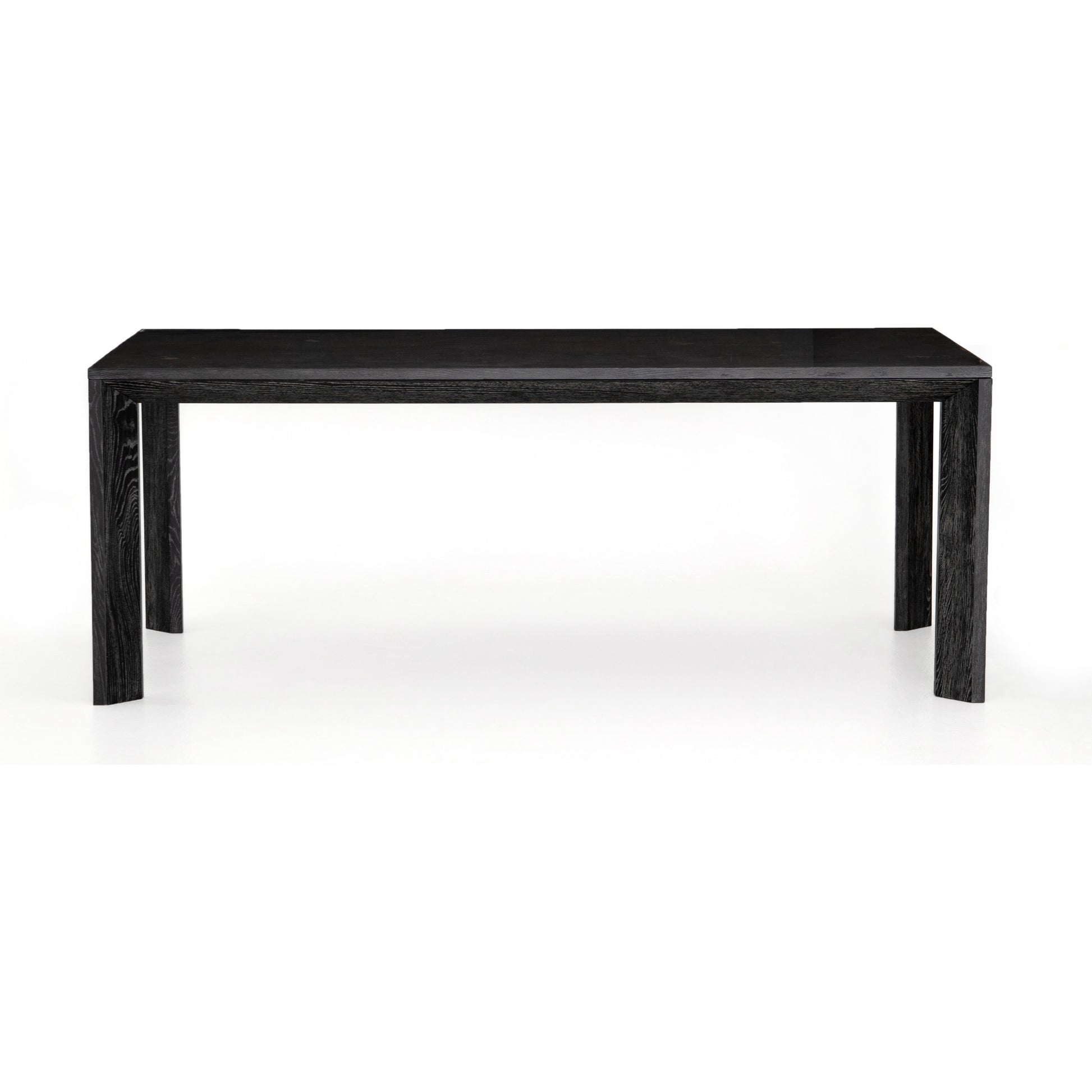 Conner Dining Table by Four Hands in washed black, bluestone. Made from bluestone, solid oak in a modern style.