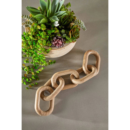 Cinq Wood Link by Essentials For Living. Made from solid reclaimed pine wood in a modern style.