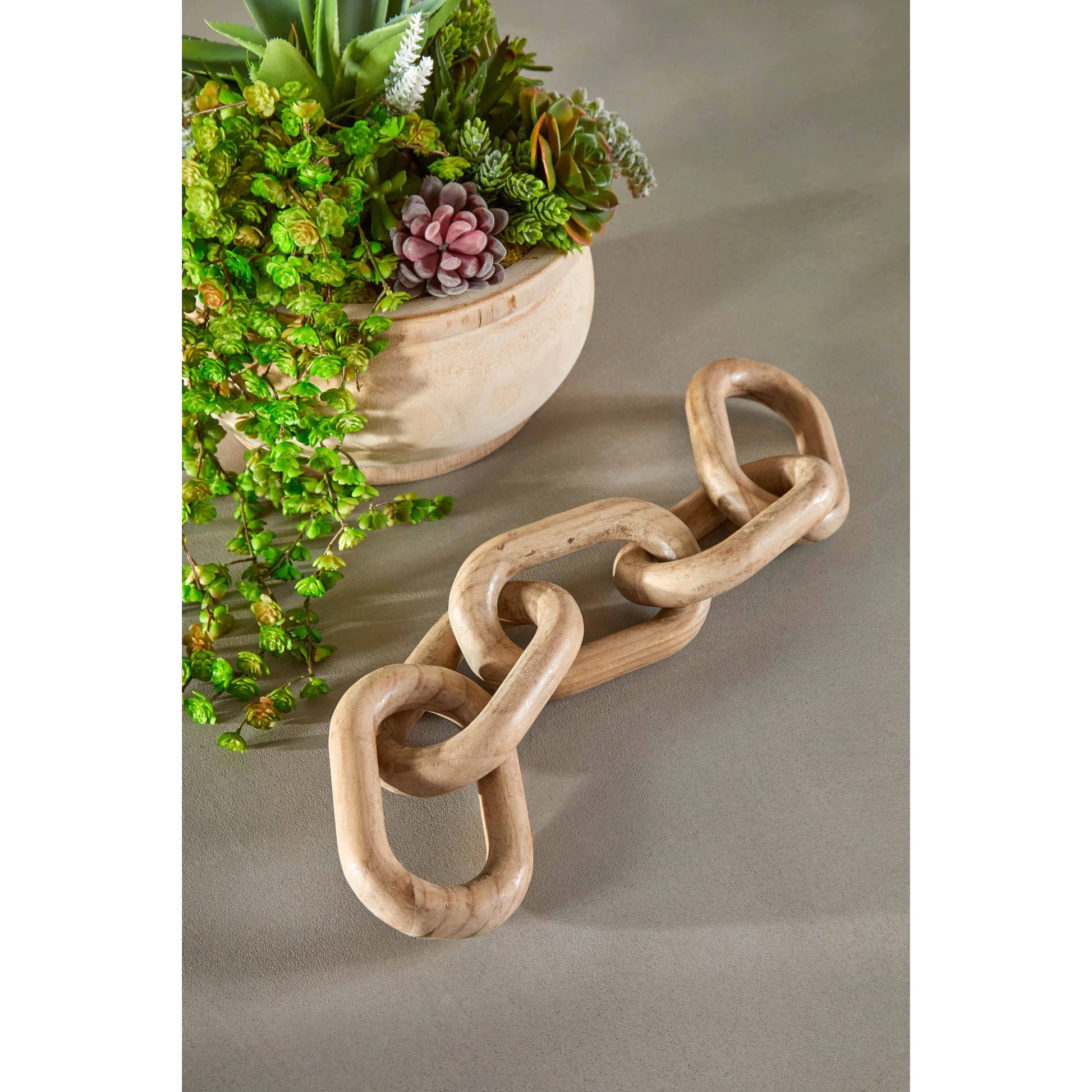 Cinq Wood Link by Essentials For Living. Made from solid reclaimed pine wood in a modern style.