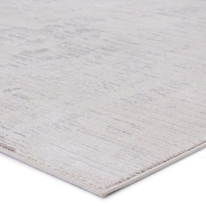 Jovie Rug by Jaipur Living in ivory, gray. Made from 55% viscose, 45% shrink polyester in a unique style.