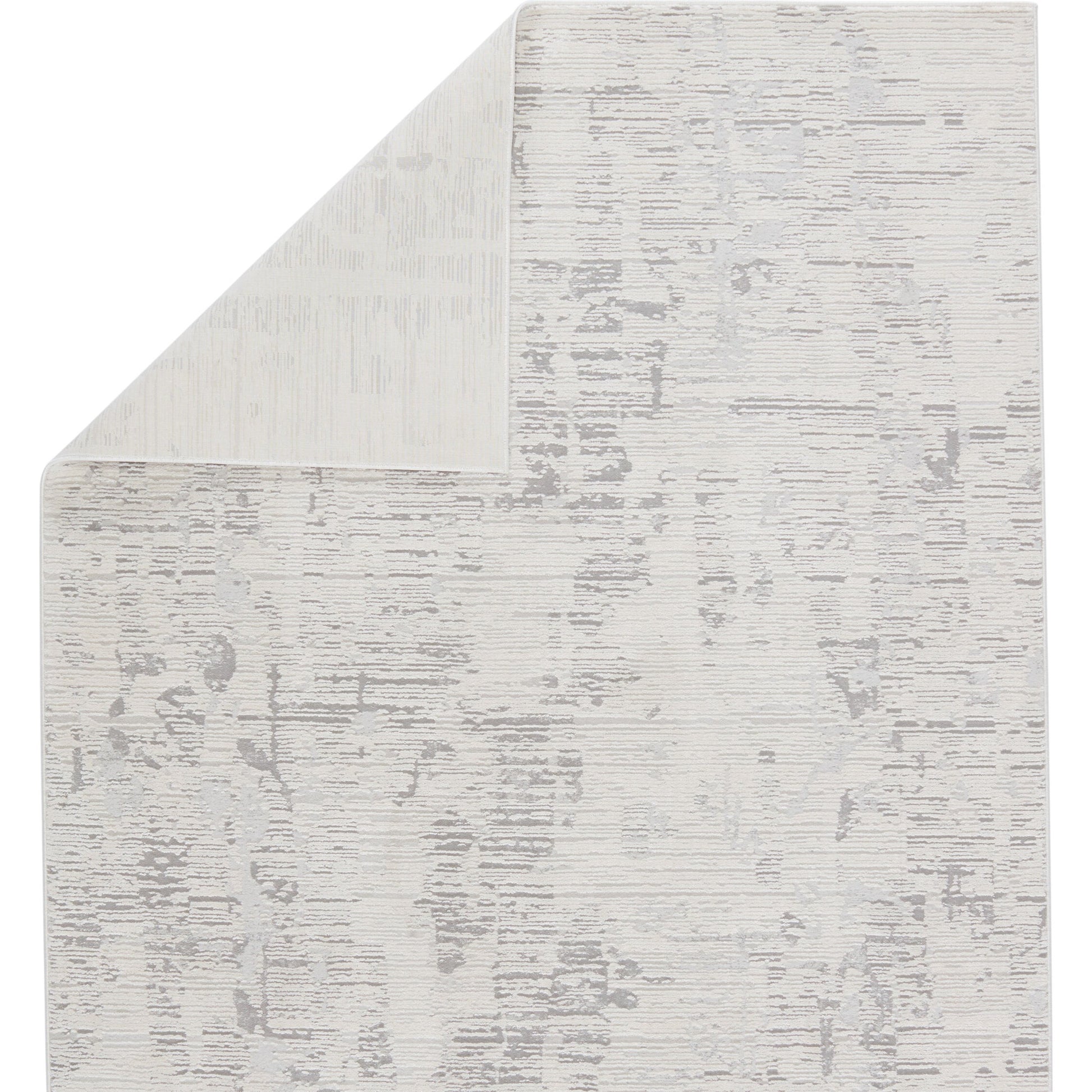Jovie Rug by Jaipur Living in ivory, gray. Made from 55% viscose, 45% shrink polyester in a unique style.