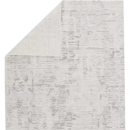 Jovie Rug by Jaipur Living in ivory, gray. Made from 55% viscose, 45% shrink polyester in a unique style.