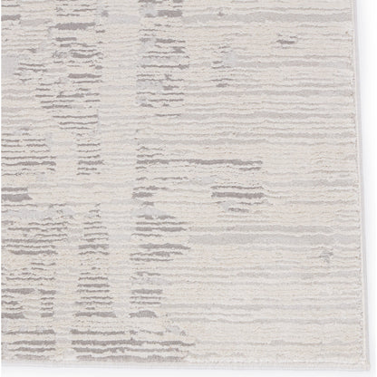 Jovie Rug by Jaipur Living in ivory, gray. Made from 55% viscose, 45% shrink polyester in a unique style.