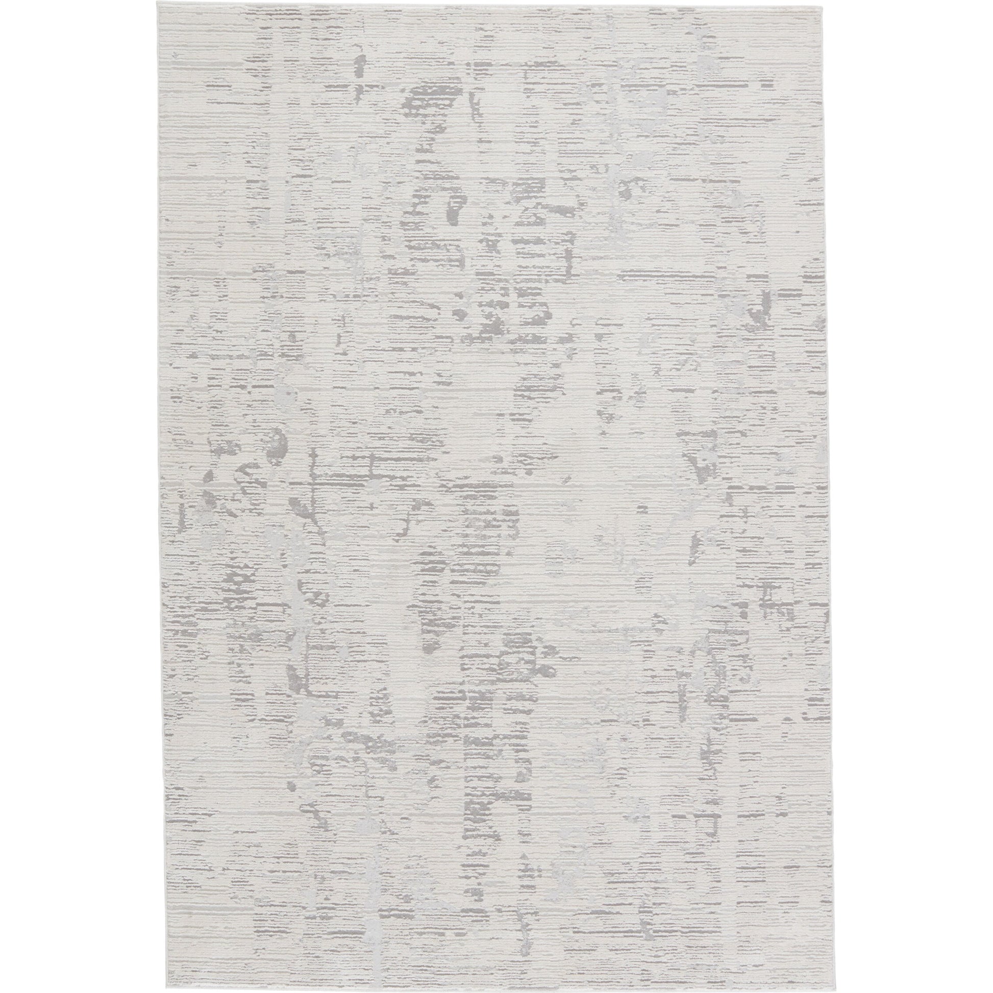 Jovie Rug by Jaipur Living in ivory, gray. Made from 55% viscose, 45% shrink polyester in a unique style.