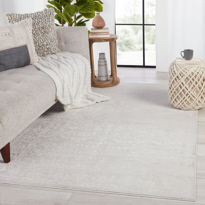 Riella Rug by Jaipur Living in light gray, cream. Made from unique in a unique style.
