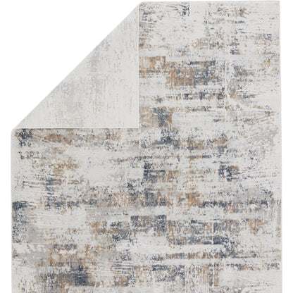 Gesine Rug by Jaipur Living in light gray, gold. Made from 65% shrink polyester, 35% viscose in a unique style.