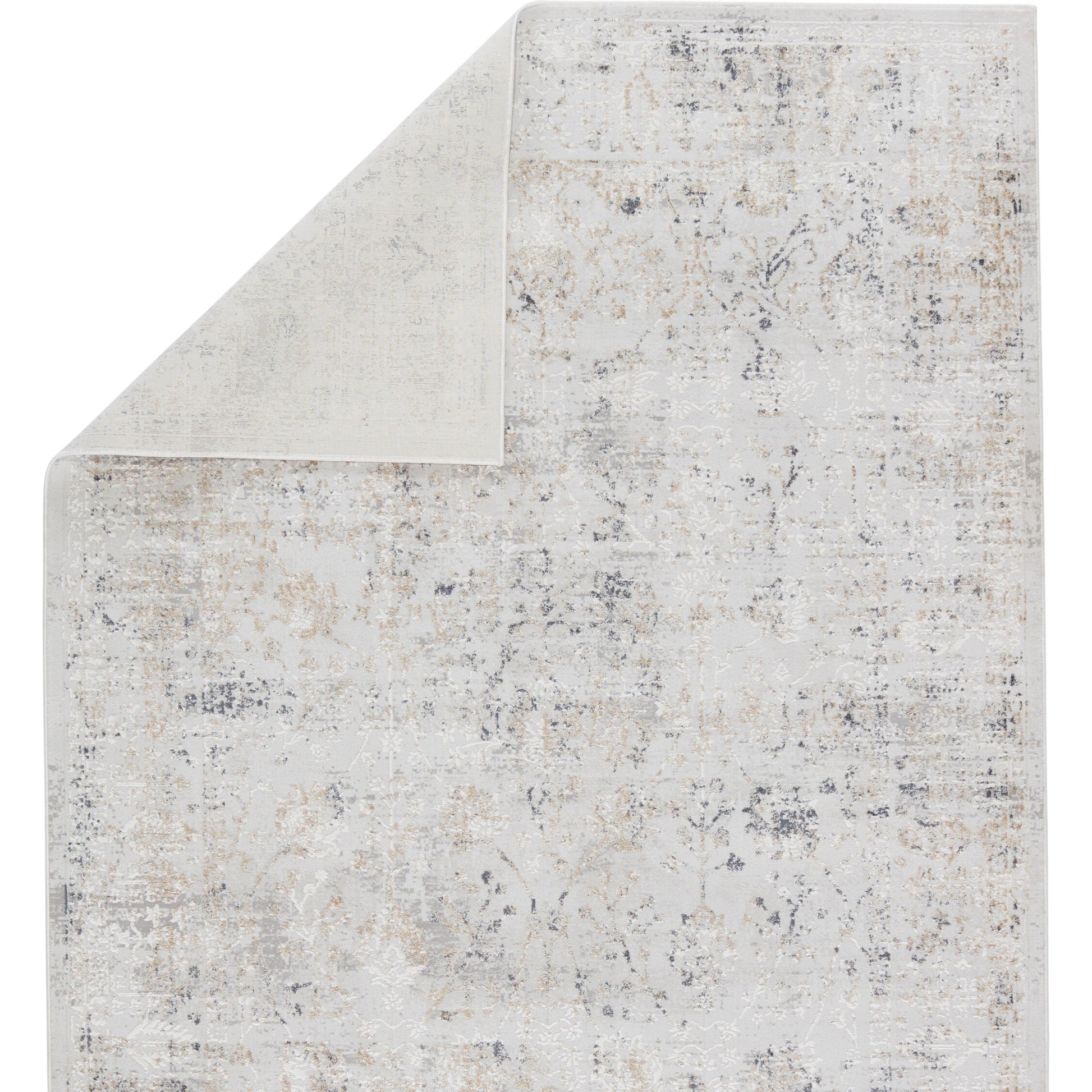 Vida Rug by Jaipur Living in light gray, gold. Made from unique in a unique style.