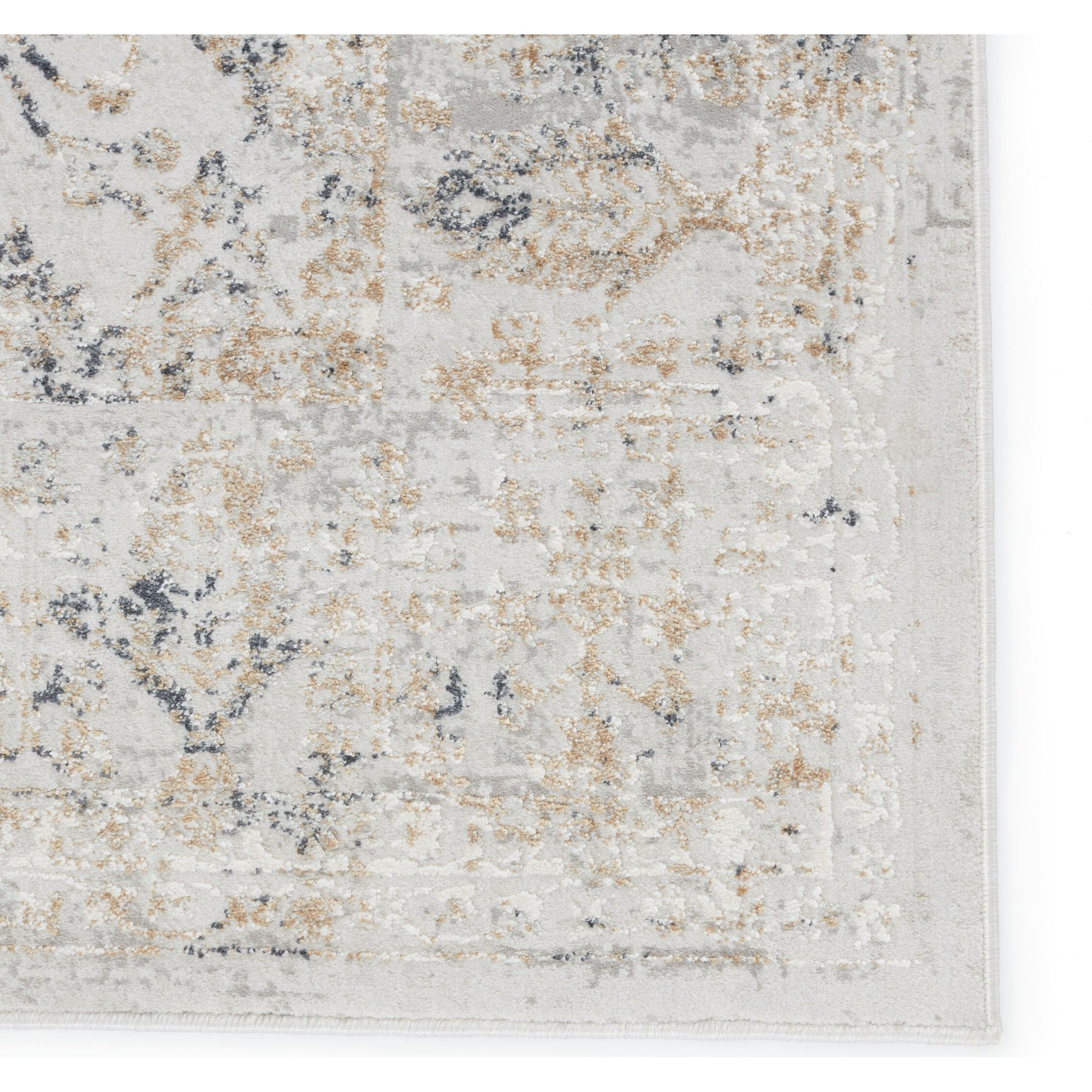 Vida Rug by Jaipur Living in light gray, gold. Made from unique in a unique style.