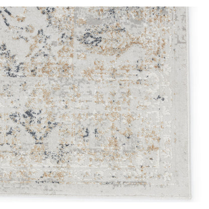 Vida Rug by Jaipur Living in light gray, gold. Made from unique in a unique style.