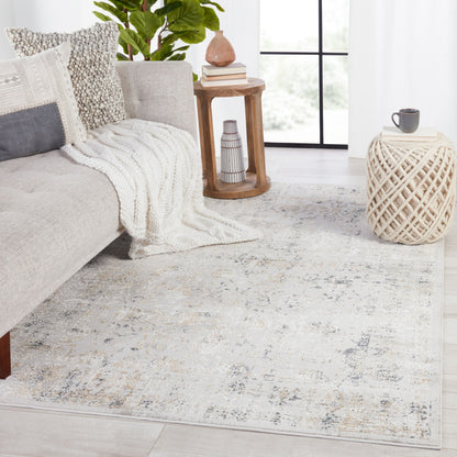 Vida Rug by Jaipur Living in light gray, gold. Made from unique in a unique style.