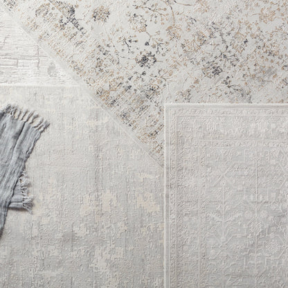 Vida Rug by Jaipur Living in light gray, gold. Made from unique in a unique style.