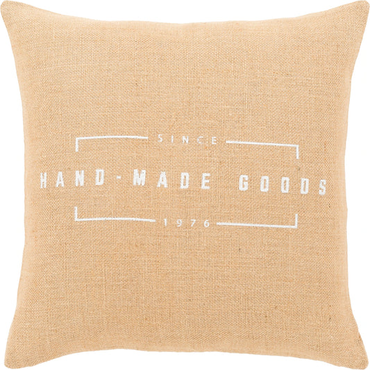 Circa Pillow - 26625 by Surya. Made from front: 100% jute, back: 100% jute in a modern style.
