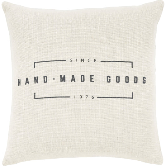 Circa Pillow - 26625 by Surya. Made from 100% jute in a cottage & farmhouse style.
