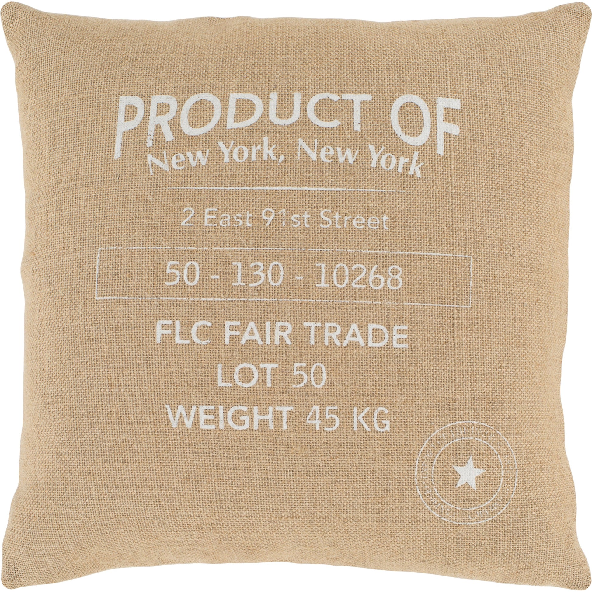 Circa Pillow - 17806 by Surya in tan, ivory. Made from 100% jute in a eclectic & global style.